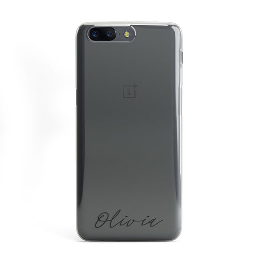 Scroll Text Name OnePlus Case