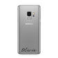 Scroll Text Name Samsung Galaxy S9 Case