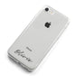Scroll Text Name iPhone 8 Bumper Case on Silver iPhone Alternative Image