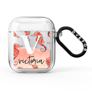 Sea Horse Personalised AirPods Case