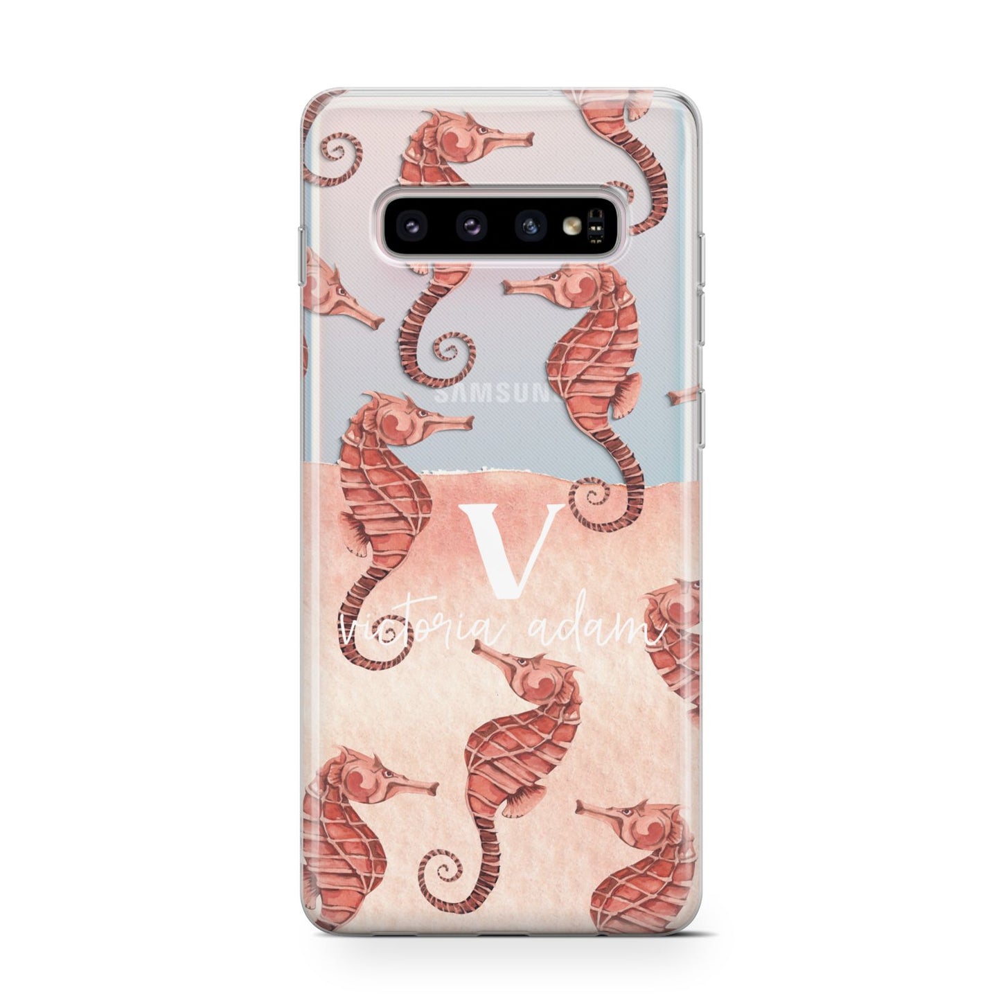Sea Horse Personalised Samsung Galaxy S10 Case