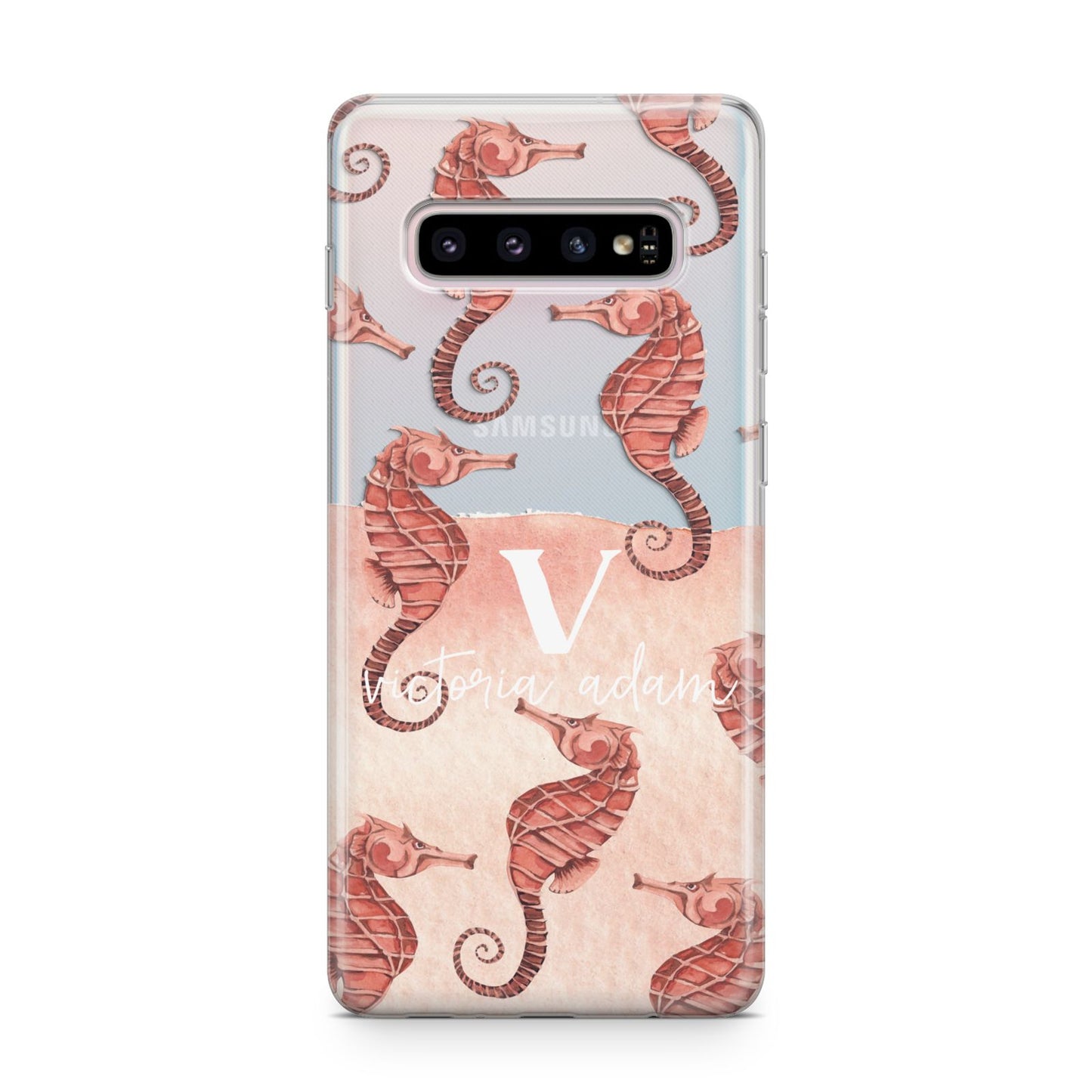 Sea Horse Personalised Samsung Galaxy S10 Plus Case