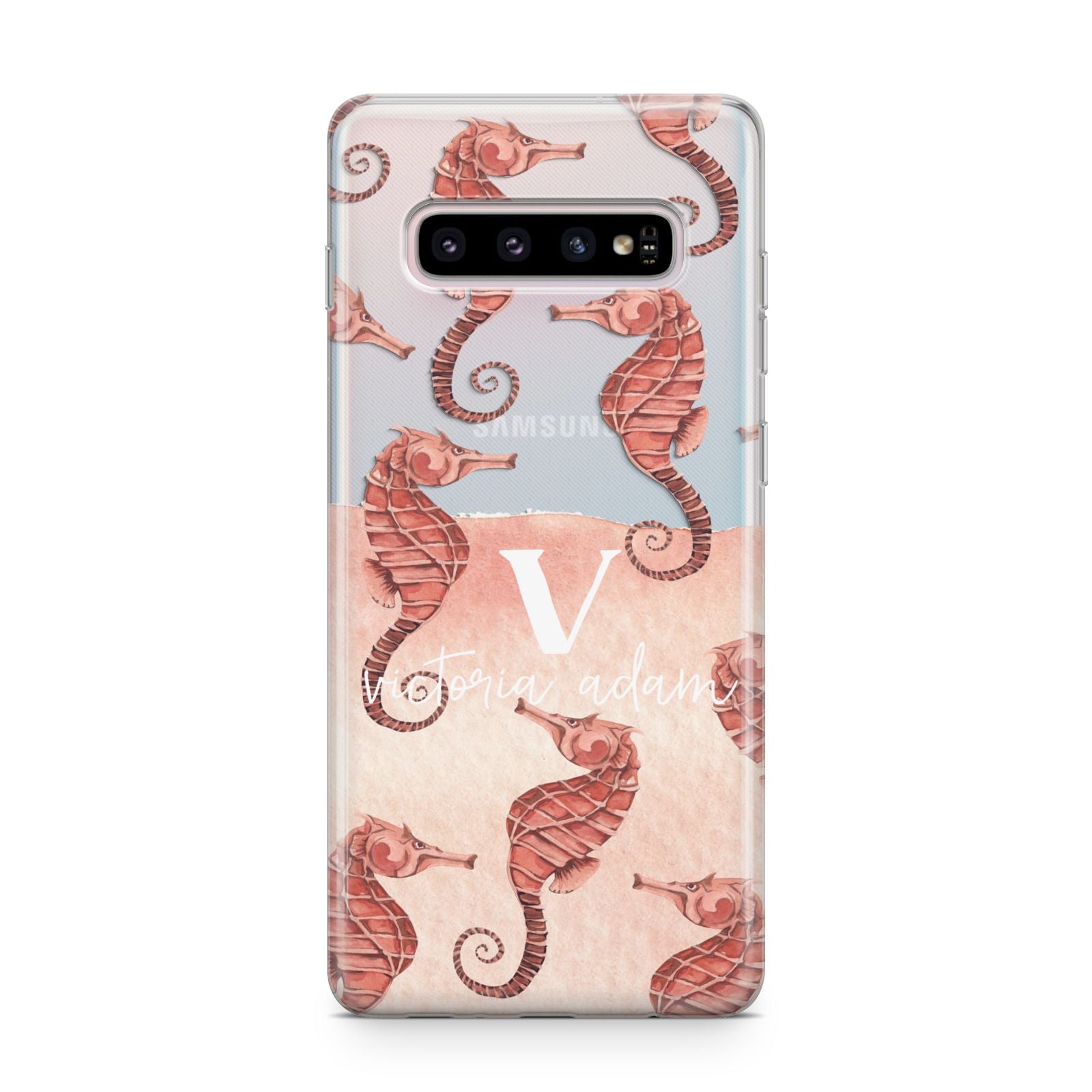 Sea Horse Personalised Samsung Galaxy S10 Plus Case