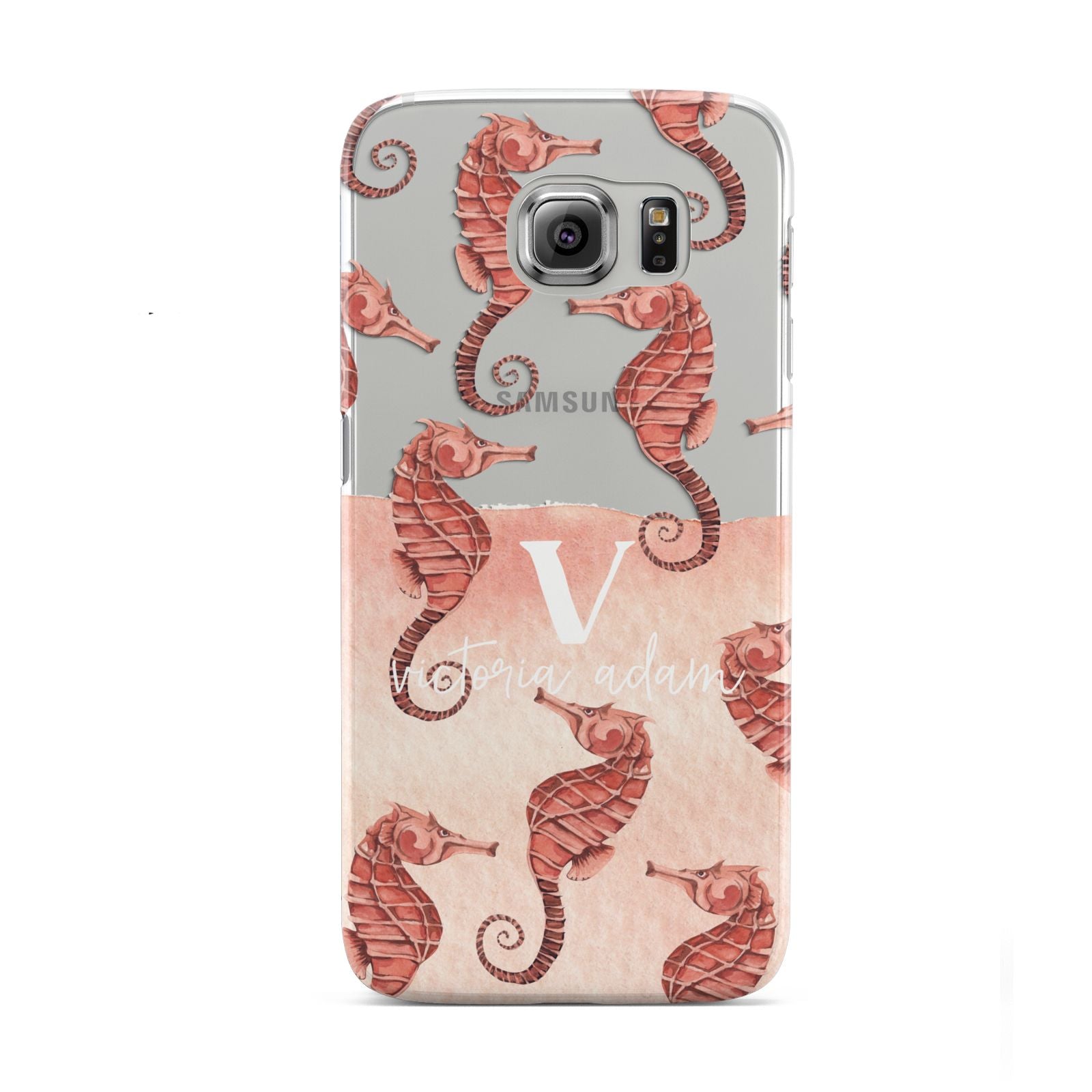 Sea Horse Personalised Samsung Galaxy S6 Case