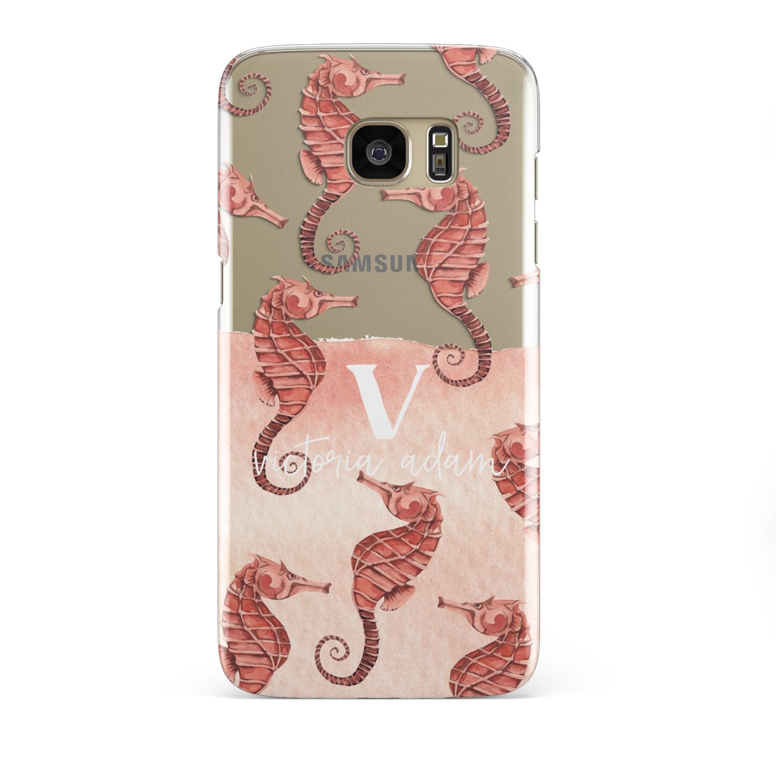 Sea Horse Personalised Samsung Galaxy S7 Edge Case