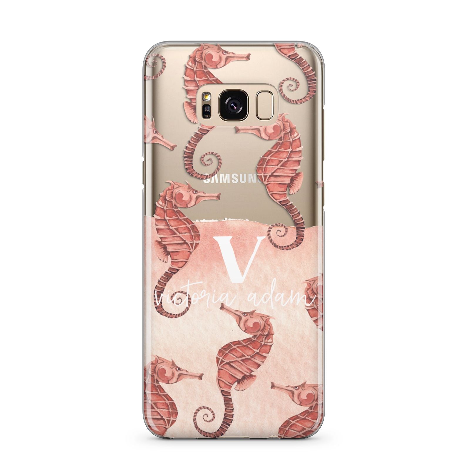 Sea Horse Personalised Samsung Galaxy S8 Plus Case