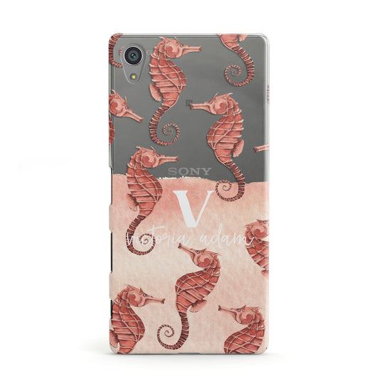 Sea Horse Personalised Sony Xperia Case