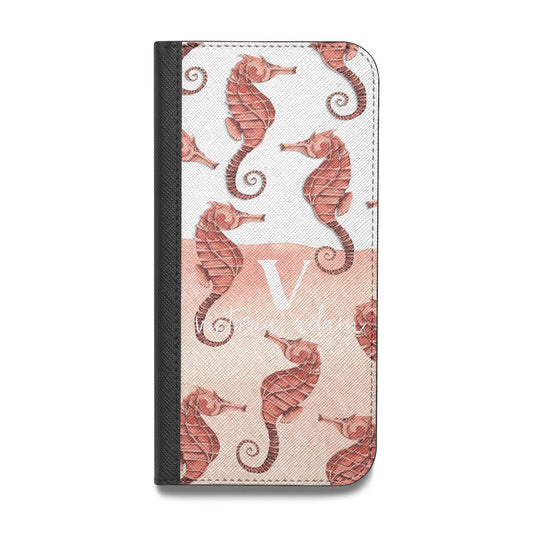 Sea Horse Personalised Vegan Leather Flip Samsung Case