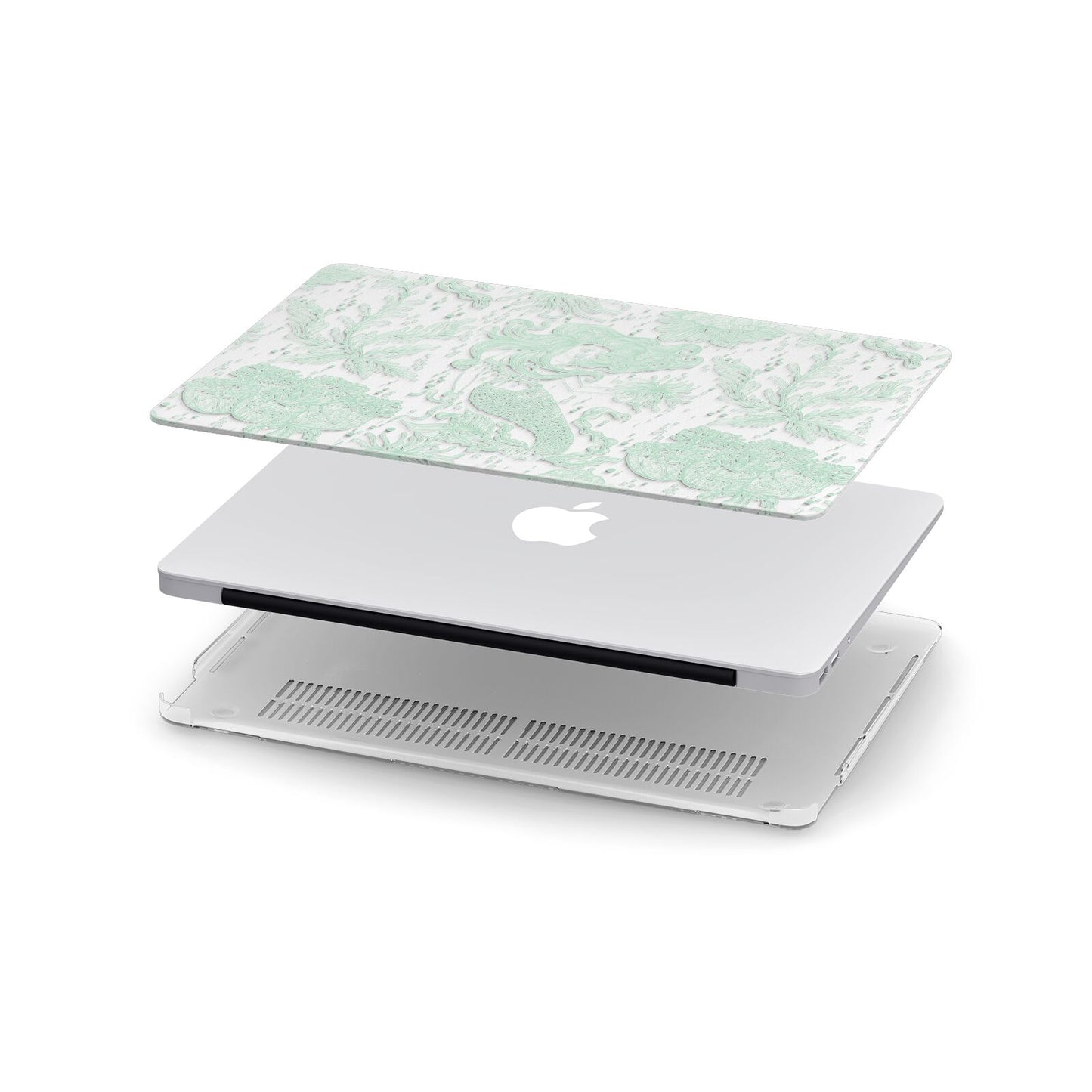 Sea Mermaid Apple MacBook Case in Detail