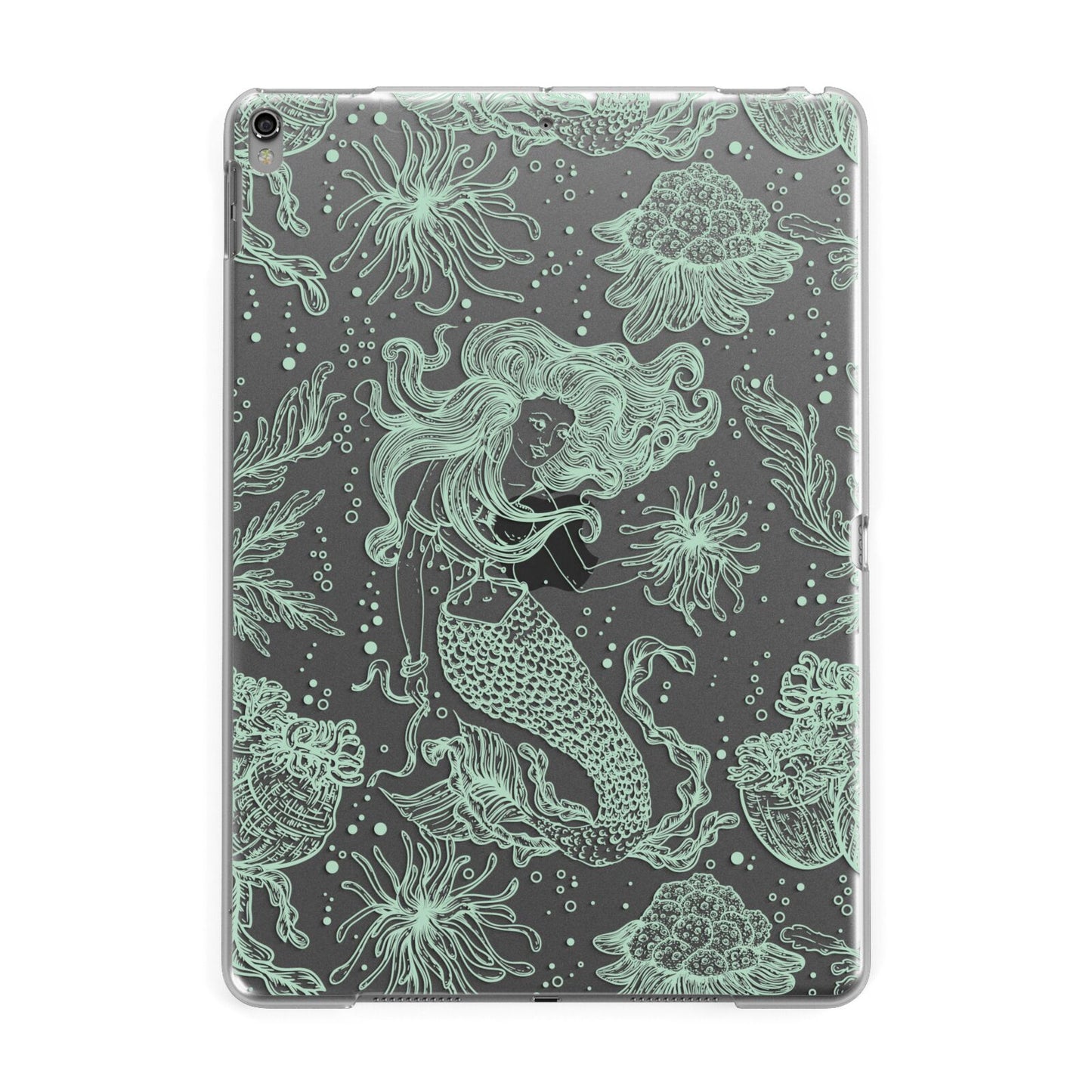 Sea Mermaid Apple iPad Grey Case