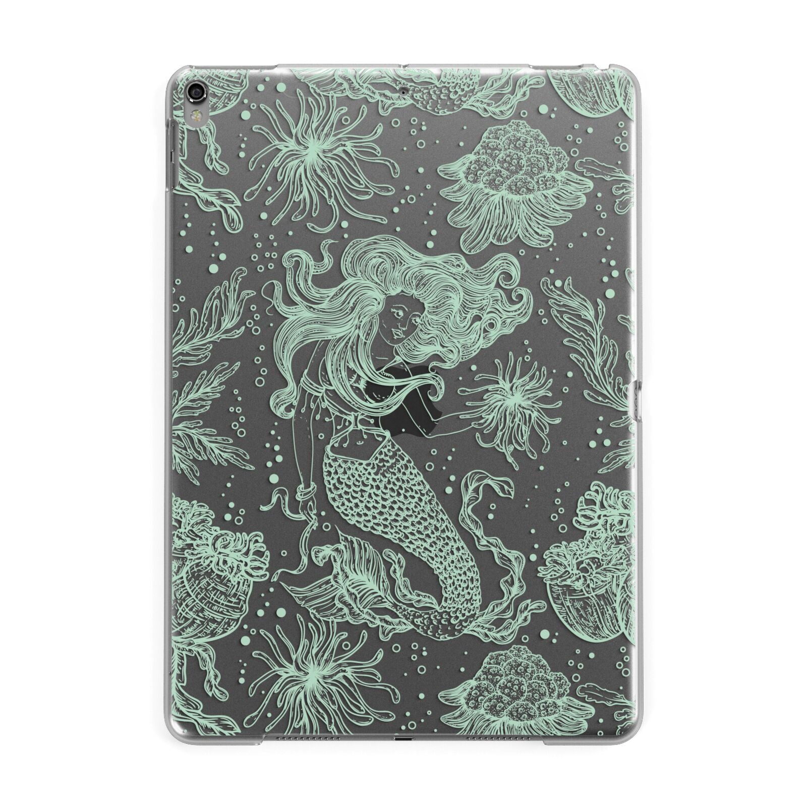 Sea Mermaid Apple iPad Grey Case