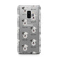 Sealyham Terrier Icon with Name Samsung Galaxy S9 Plus Case on Silver phone