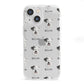 Sealyham Terrier Icon with Name iPhone 13 Mini Clear Bumper Case
