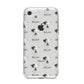 Sealyham Terrier Icon with Name iPhone 8 Bumper Case on Silver iPhone