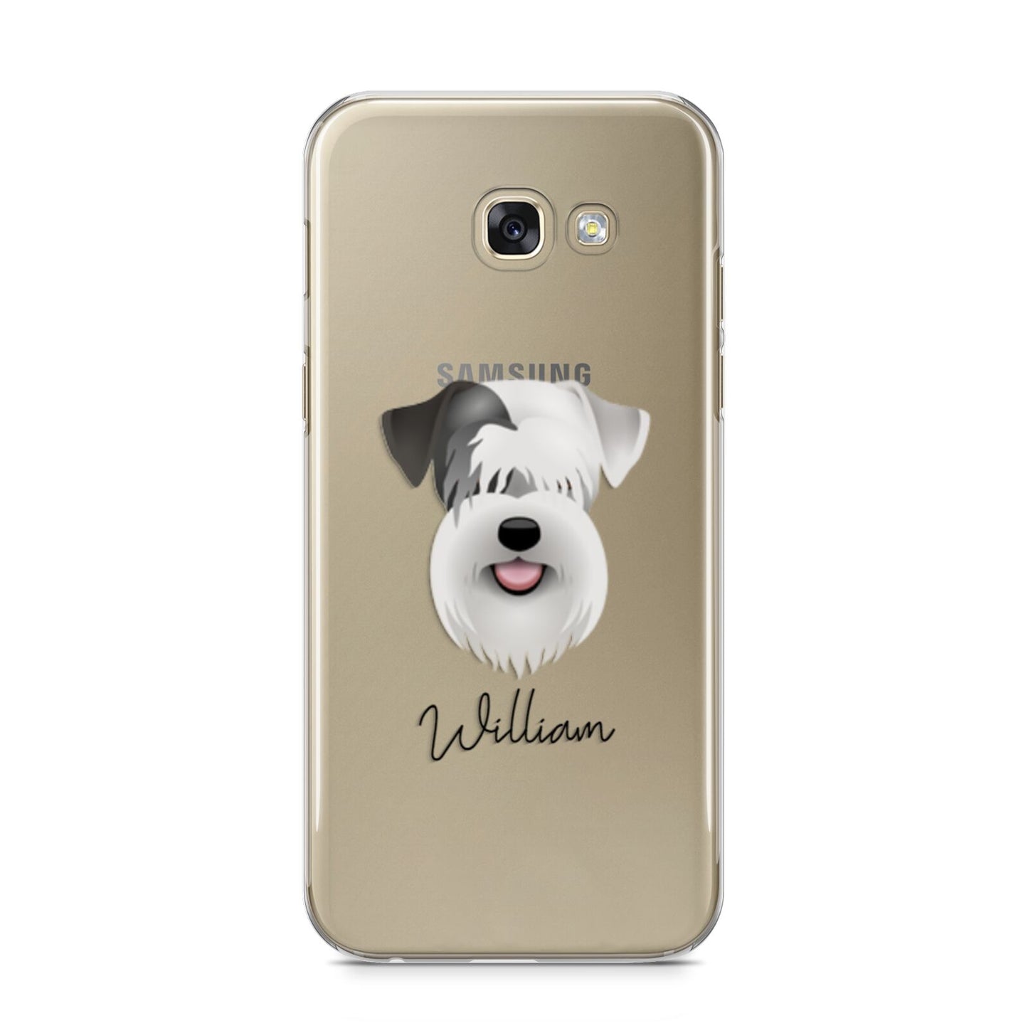 Sealyham Terrier Personalised Samsung Galaxy A5 2017 Case on gold phone