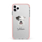 Sealyham Terrier Personalised iPhone 11 Pro Max Impact Pink Edge Case