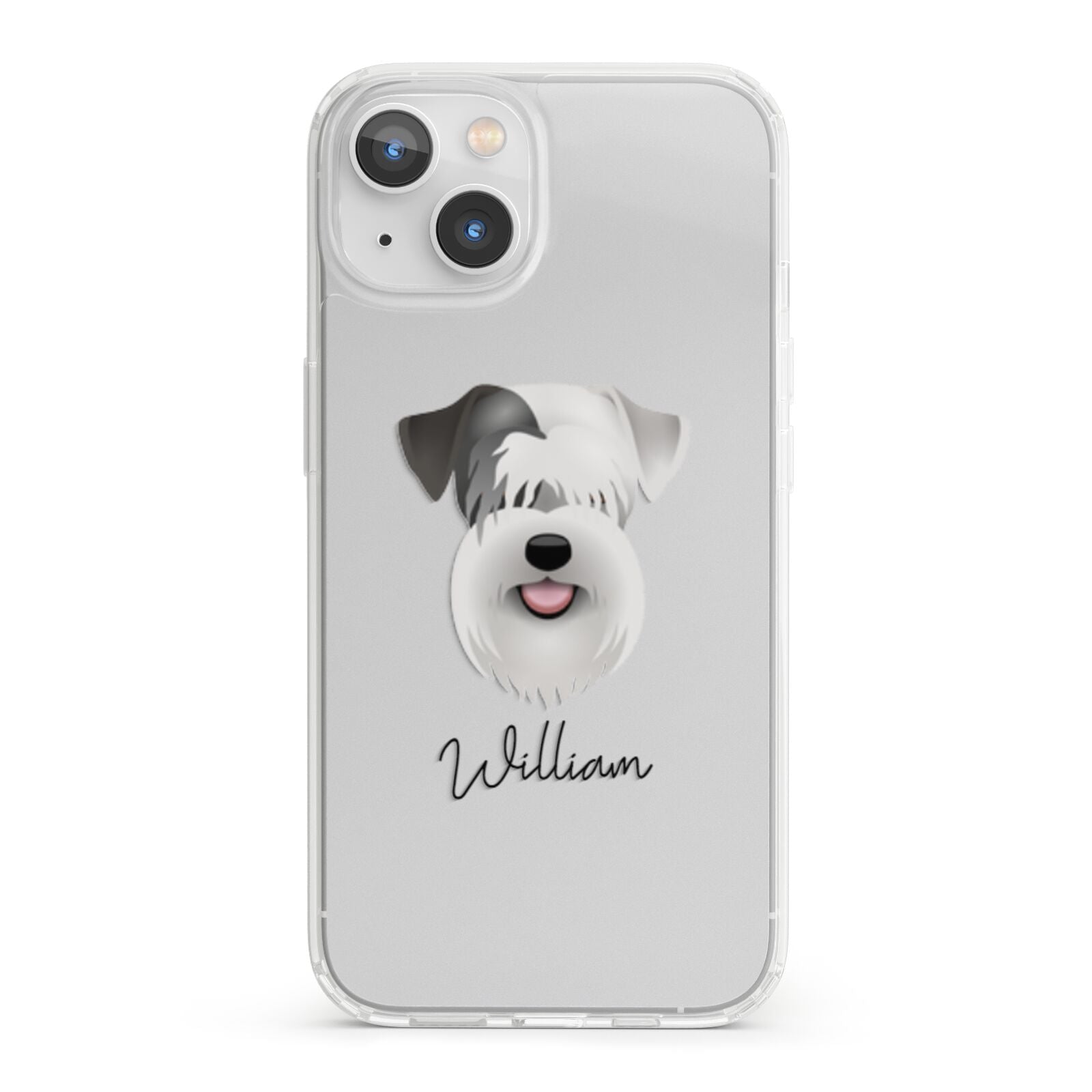 Sealyham Terrier Personalised iPhone 13 Clear Bumper Case