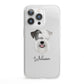 Sealyham Terrier Personalised iPhone 13 Pro Clear Bumper Case