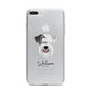 Sealyham Terrier Personalised iPhone 7 Plus Bumper Case on Silver iPhone
