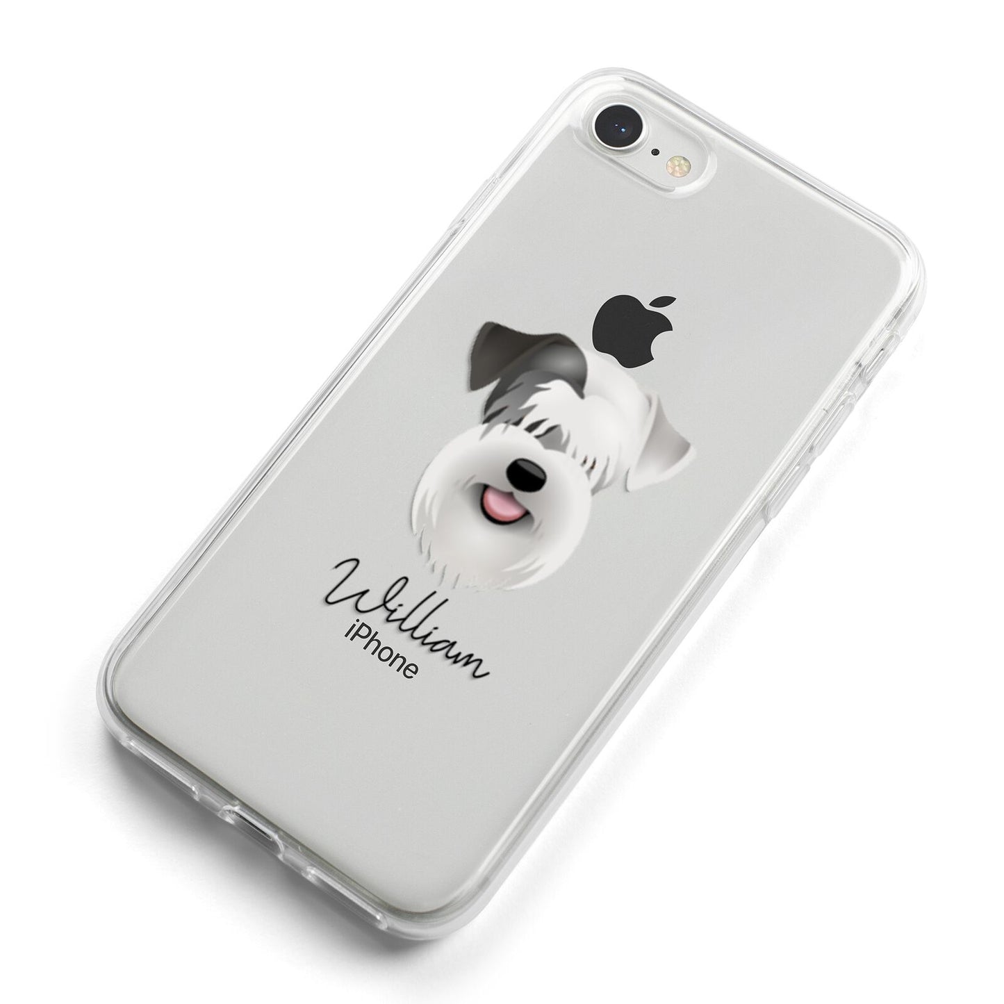 Sealyham Terrier Personalised iPhone 8 Bumper Case on Silver iPhone Alternative Image