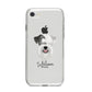 Sealyham Terrier Personalised iPhone 8 Bumper Case on Silver iPhone