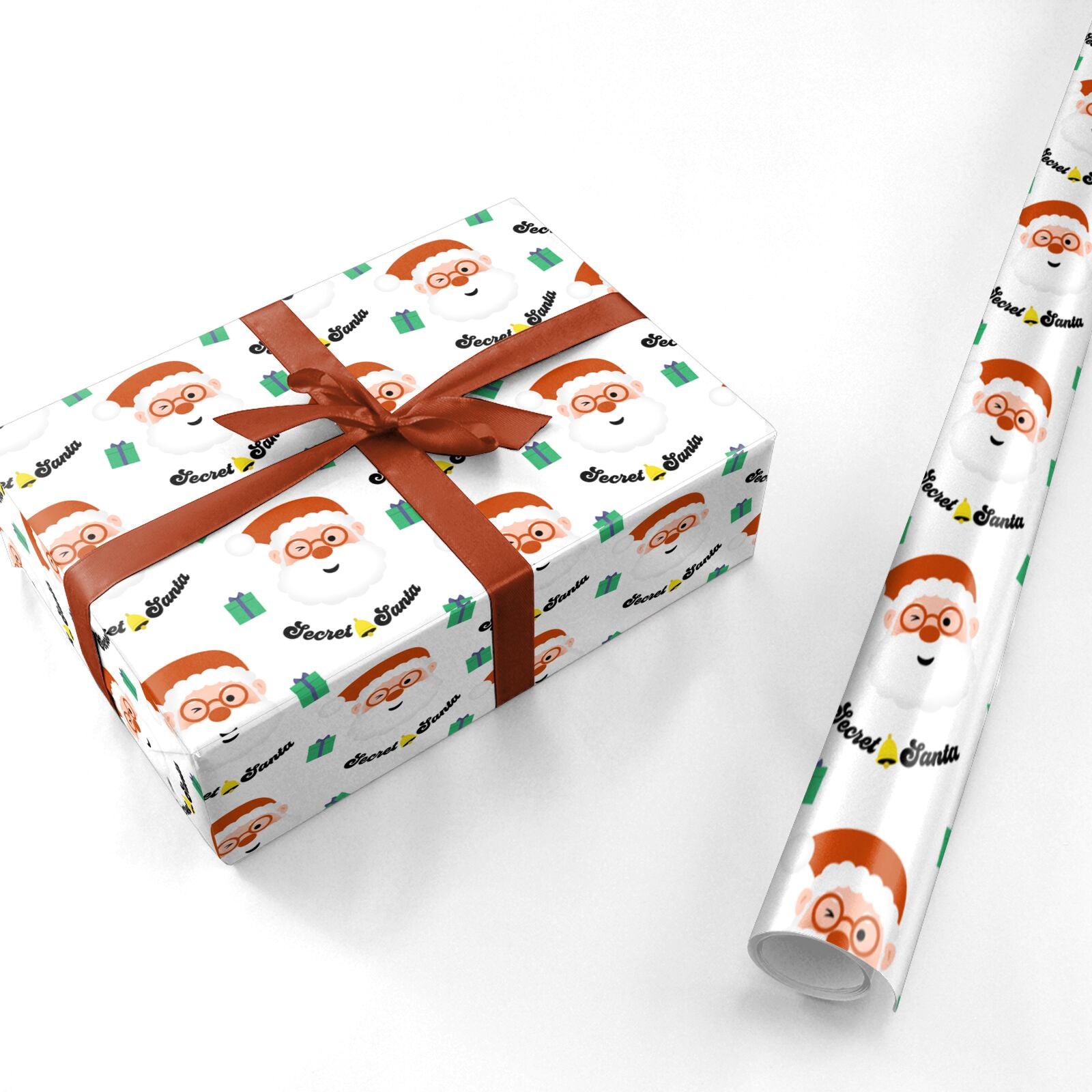 Secret Santa Personalised Wrapping Paper