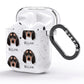 Segugio Italiano Icon with Name AirPods Glitter Case Side Image