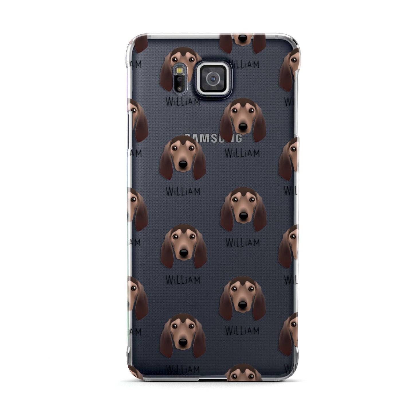 Segugio Italiano Icon with Name Samsung Galaxy Alpha Case