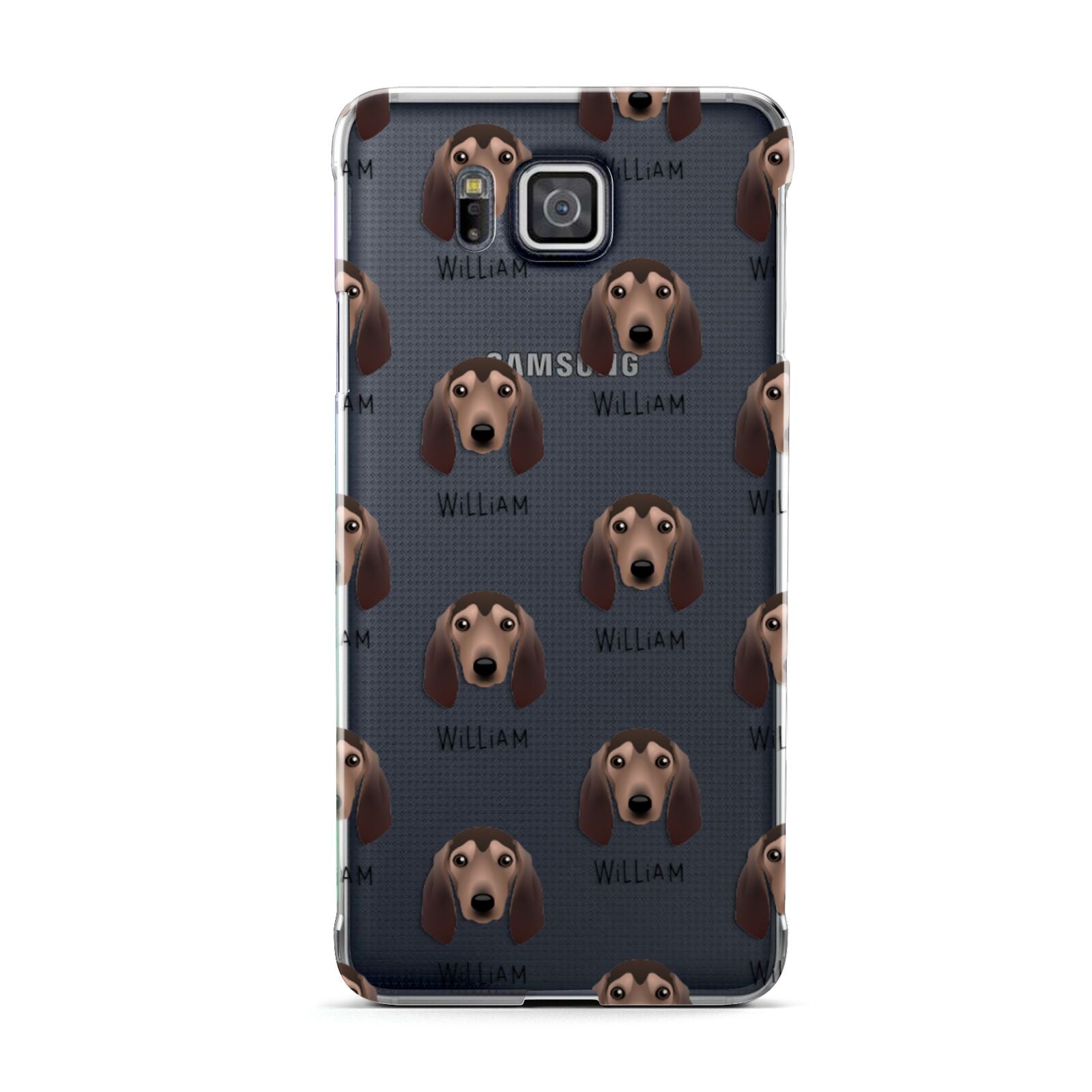 Segugio Italiano Icon with Name Samsung Galaxy Alpha Case
