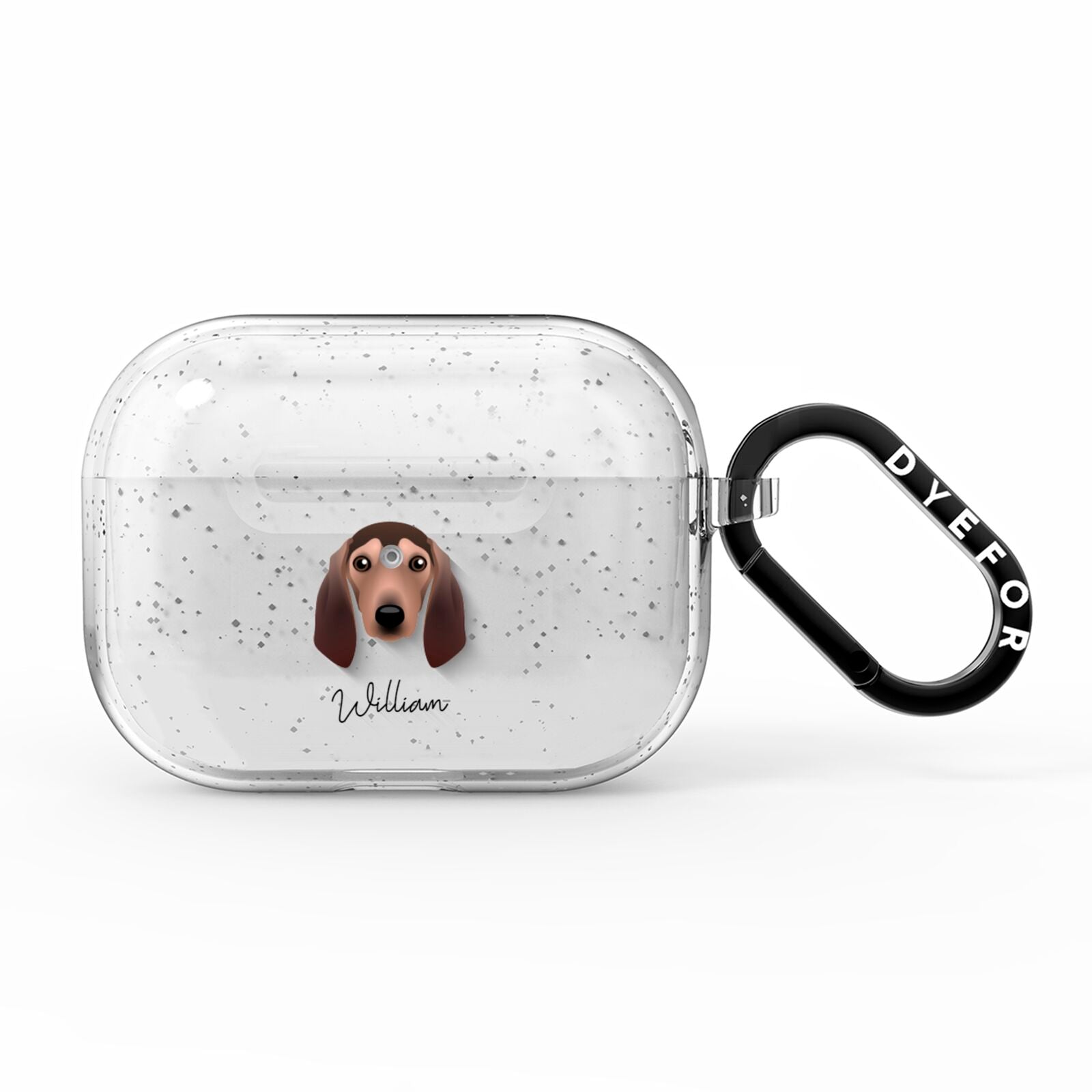 Segugio Italiano Personalised AirPods Pro Glitter Case