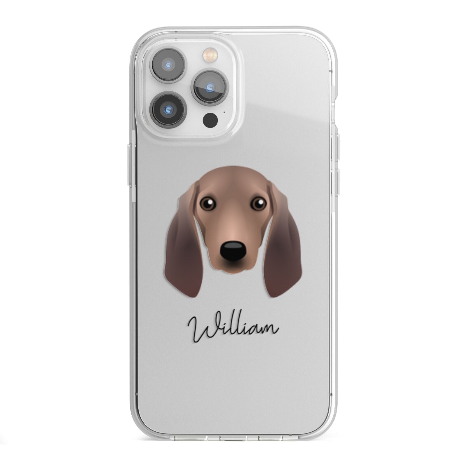Segugio Italiano Personalised iPhone 13 Pro Max TPU Impact Case with White Edges