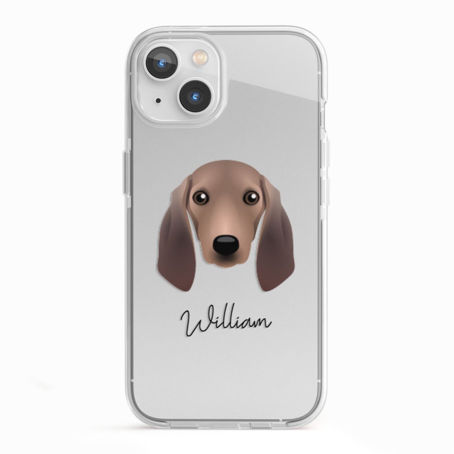 Segugio Italiano Personalised iPhone 13 TPU Impact Case with White Edges