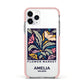 Seoul Flower Market Apple iPhone 11 Pro in Silver with Pink Impact Case