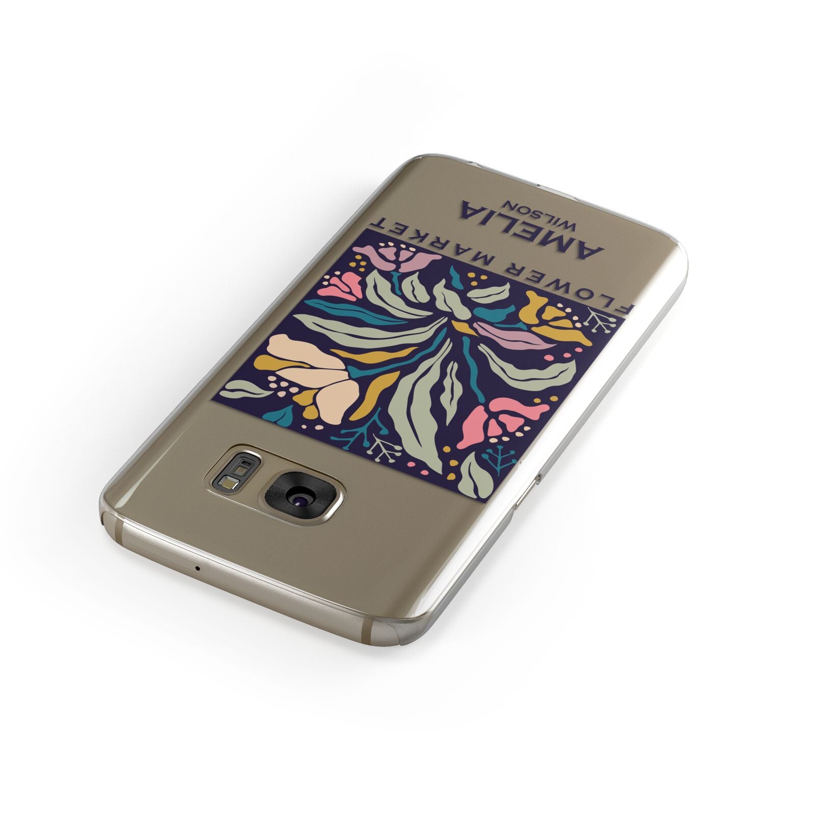 Seoul Flower Market Samsung Galaxy Case Front Close Up