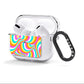 Seventies Abstract AirPods Clear Case 3rd Gen Side Image