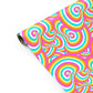Seventies Abstract Personalised Gift Wrap