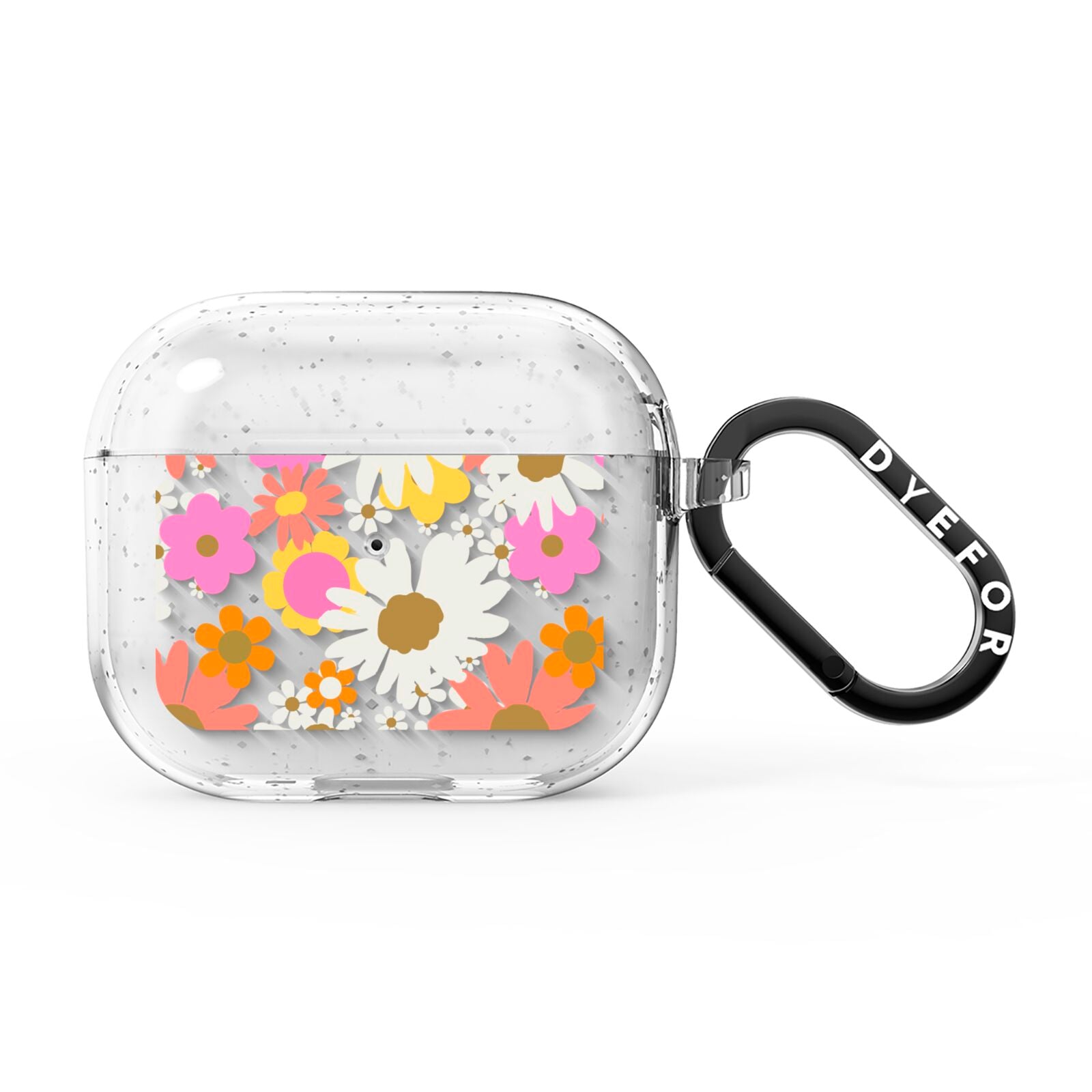 Seventies Floral AirPods Glitter Case 3rd Gen