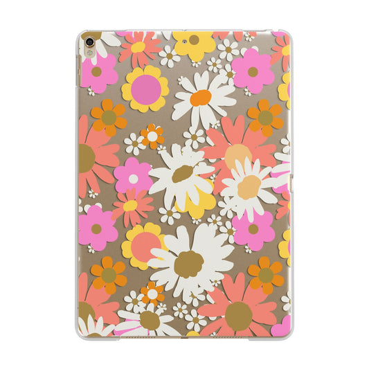 Seventies Floral Apple iPad Gold Case
