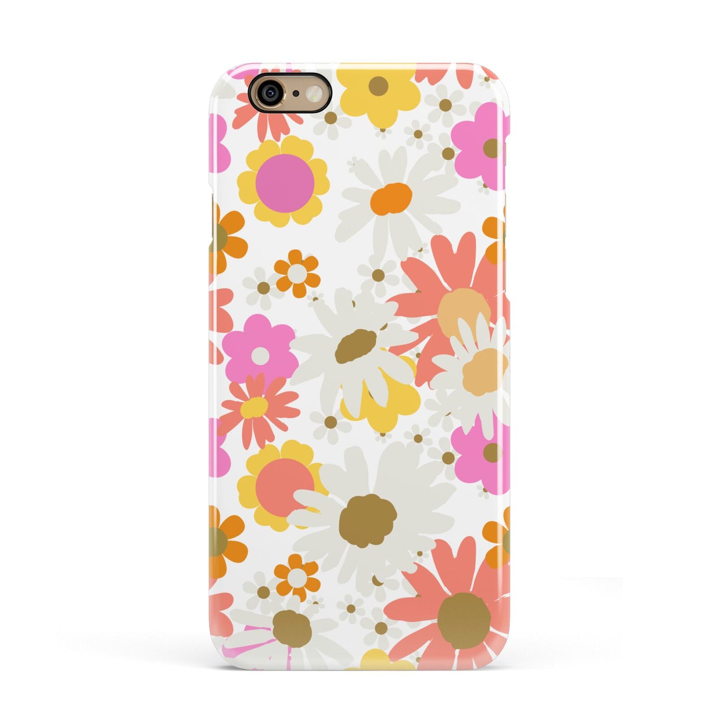Seventies Floral Apple iPhone 6 3D Snap Case