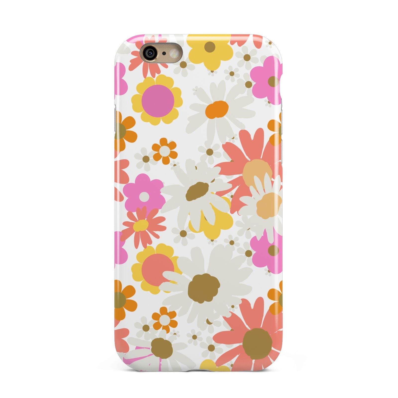 Seventies Floral Apple iPhone 6 3D Tough Case