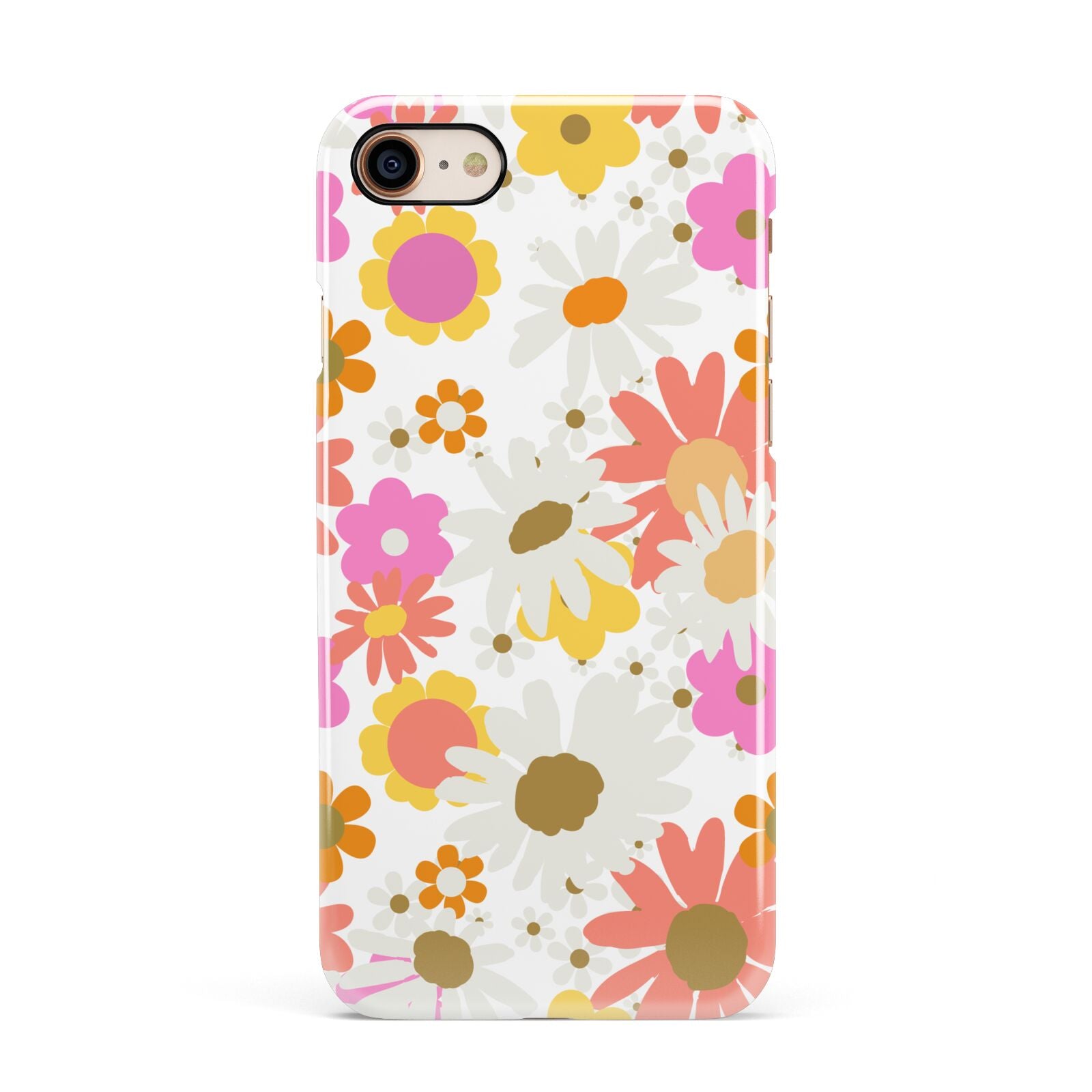 Seventies Floral Apple iPhone 7 8 3D Snap Case