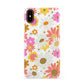 Seventies Floral Apple iPhone XS 3D Snap Case