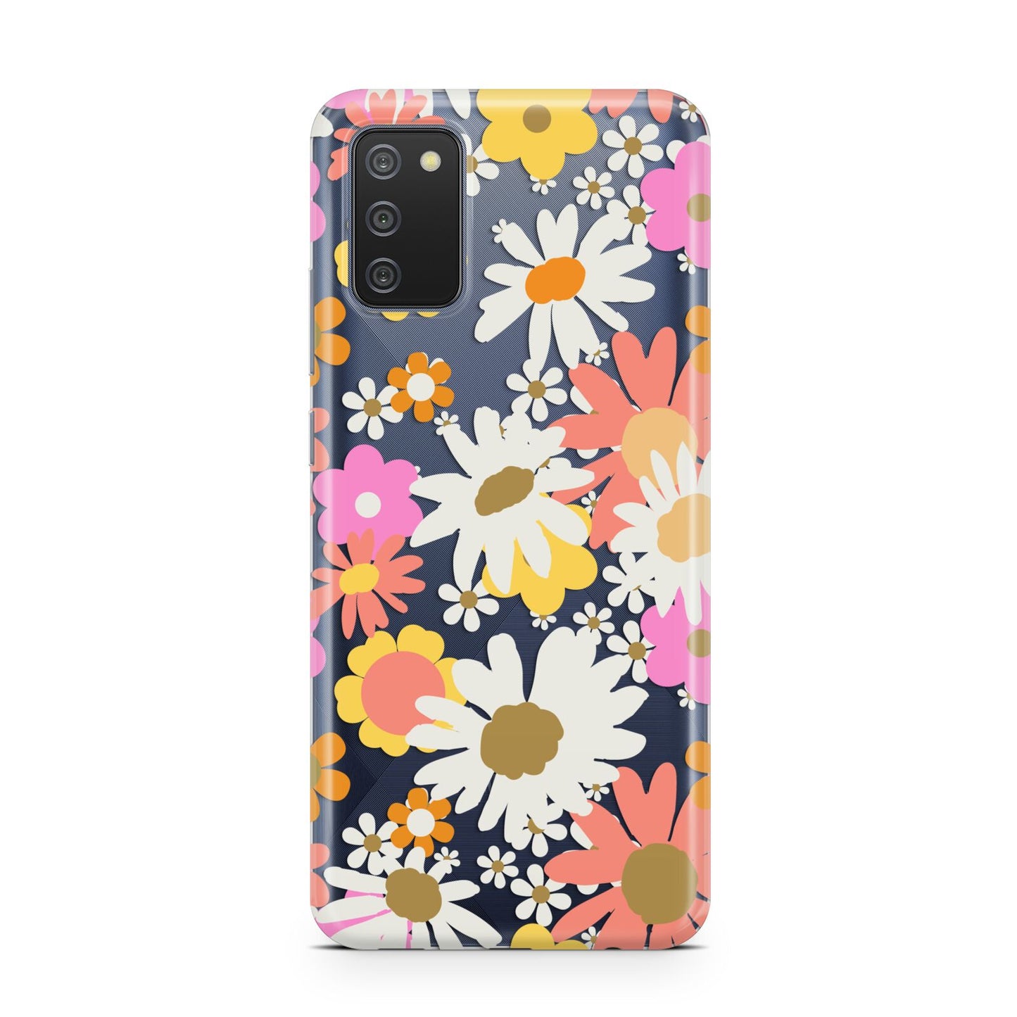 Seventies Floral Samsung A02s Case
