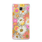 Seventies Floral Samsung Galaxy A9 2016 Case on gold phone