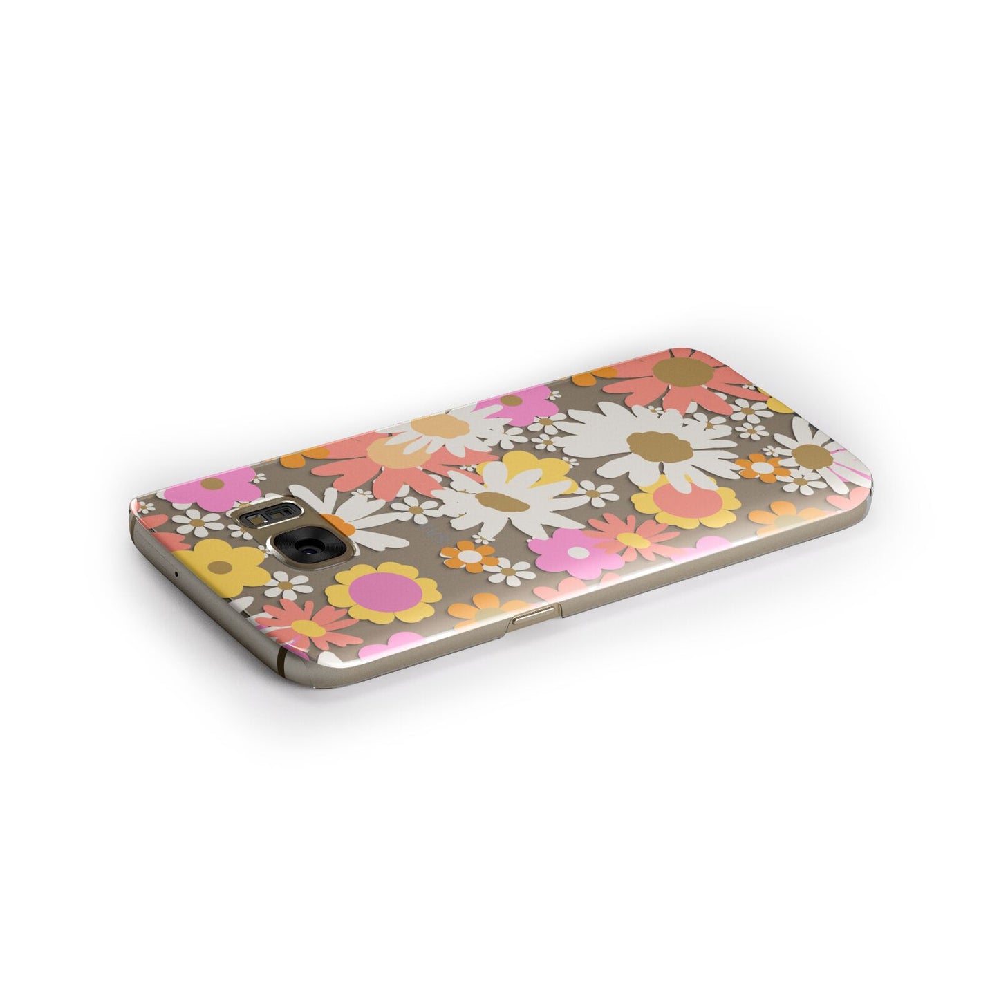 Seventies Floral Samsung Galaxy Case Side Close Up