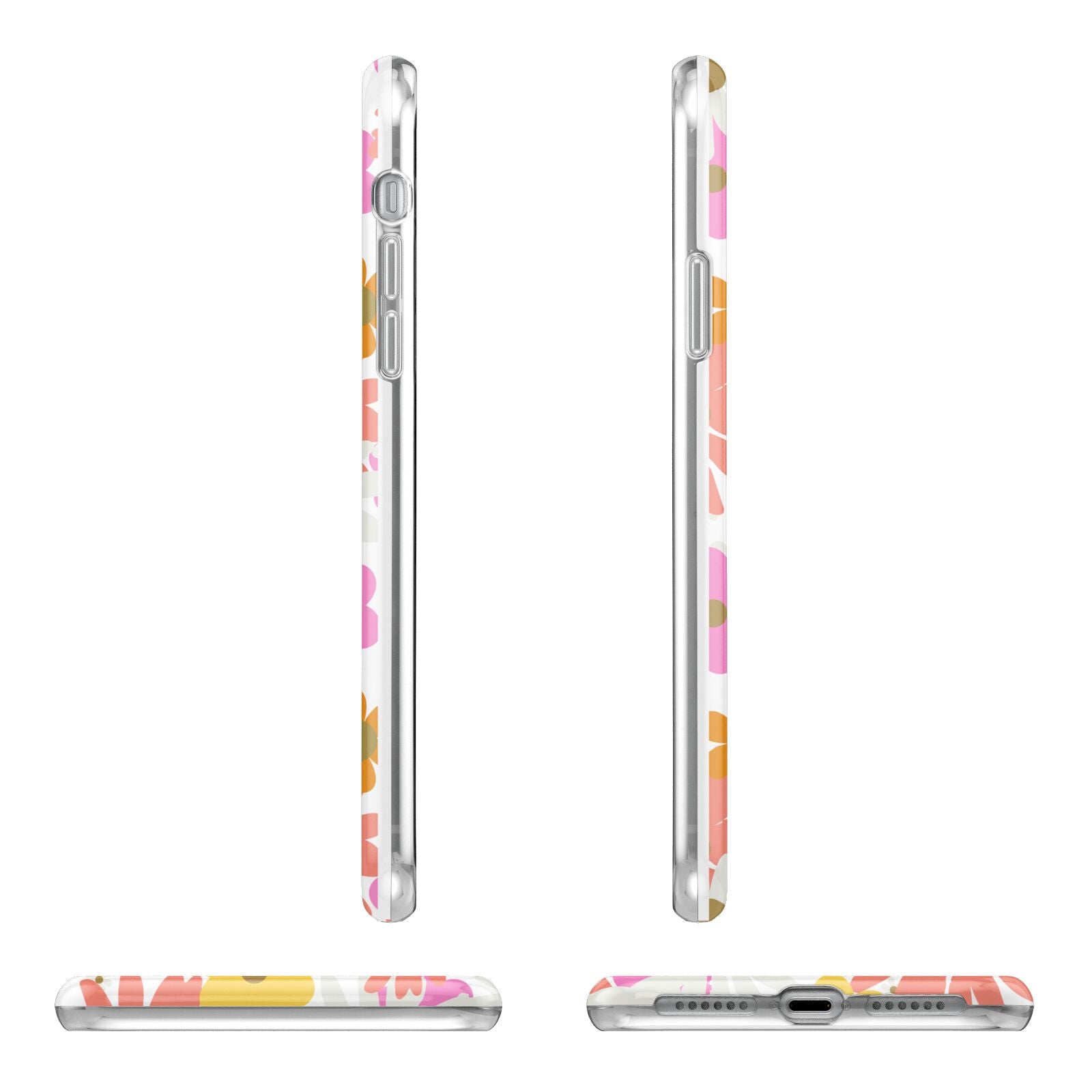 Seventies Floral iPhone 11 Pro 3D Tough Case Angle Images