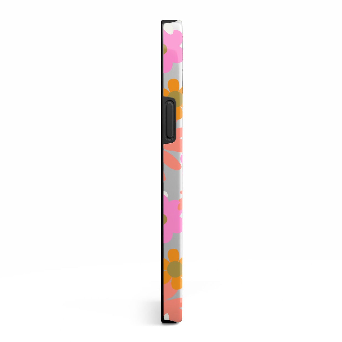 Seventies Floral iPhone 13 Pro Max Side Image 3D Tough Case