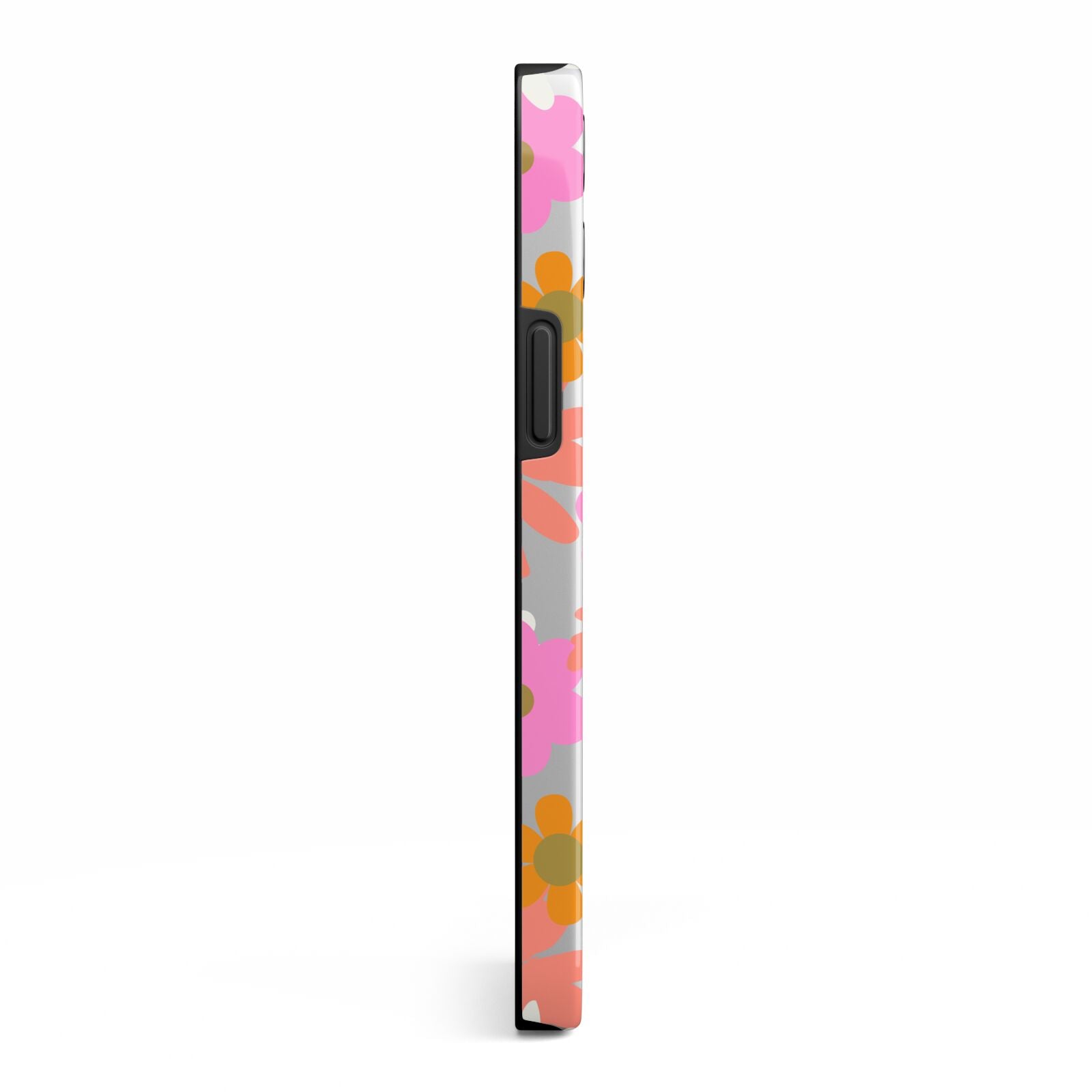 Seventies Floral iPhone 13 Pro Max Side Image 3D Tough Case