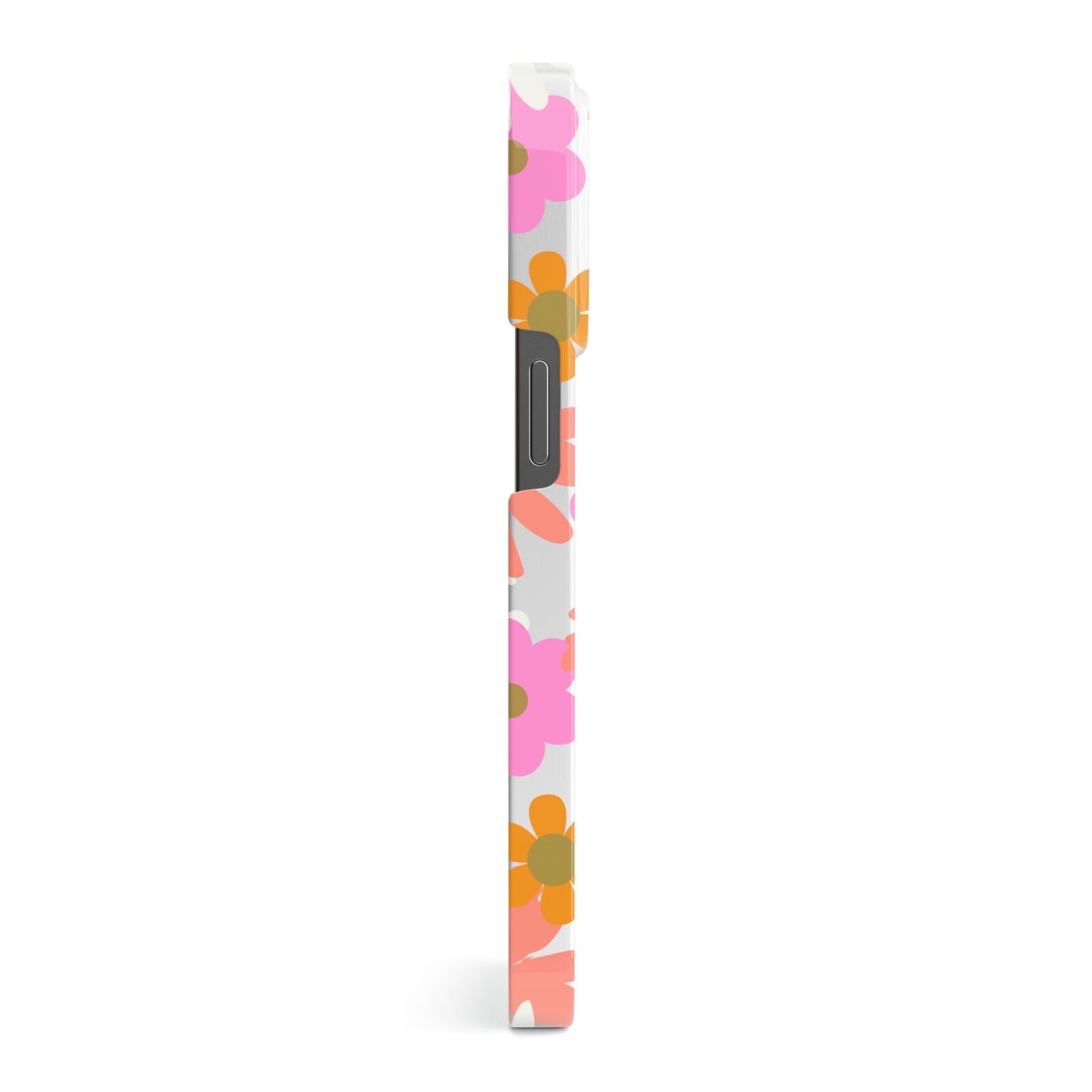 Seventies Floral iPhone 13 Pro Side Image 3D Snap Case