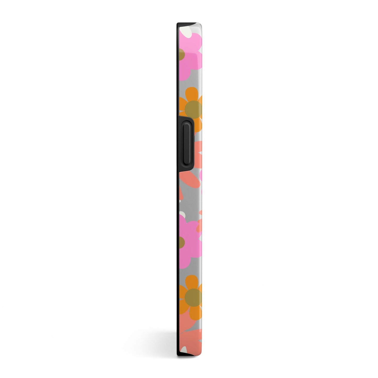 Seventies Floral iPhone 13 Side Image 3D Tough Case